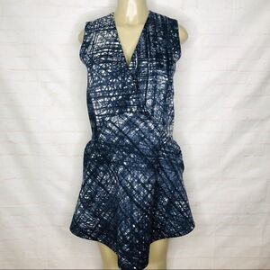 Carven blue and white dress size 38